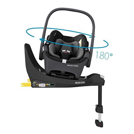 Maxi-Cosi ADAC'lı Pebble 360 Derece Dönebilen Yatabilen Bebek Oto Koltuğu ve Ana Kucağı 0-13 kg Essential Black