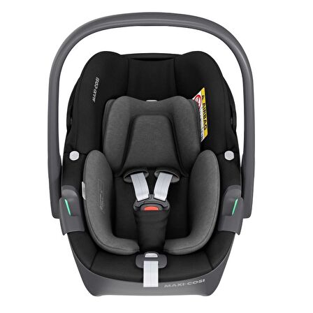 Maxi-Cosi ADAC'lı Pebble 360 Derece Dönebilen Yatabilen Bebek Oto Koltuğu ve Ana Kucağı 0-13 kg Essential Black