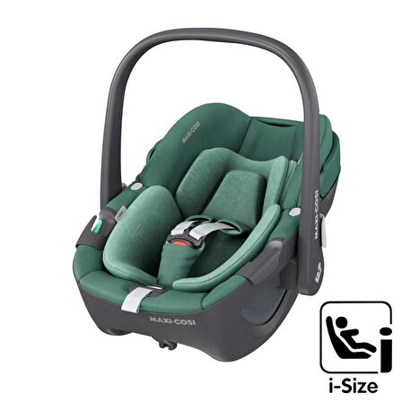 Maxi-Cosi ADAC'lı Pebble 360 Derece Dönebilen Yatabilen Bebek Oto Koltuğu ve Ana Kucağı 0-13 kg Essential Green