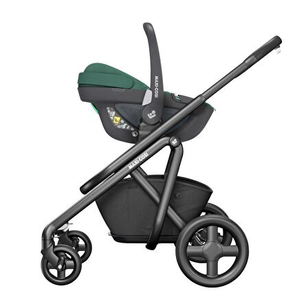 Maxi-Cosi ADAC'lı Pebble 360 Derece Dönebilen Yatabilen Bebek Oto Koltuğu ve Ana Kucağı 0-13 kg Essential Green