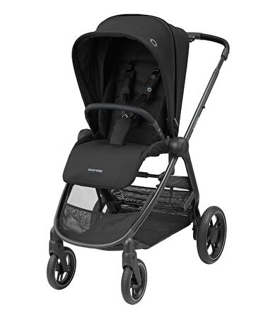 Maxi Cosi Street Tek Elle Katlanabilen Doğumdan İtibaren Kullanılabilen Bebek Arabası Essential Black