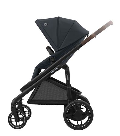 Maxi Cosi Plaza+ Ekstra Portbebeli Seyahat Sistem Olabilen Tek Elle Katlanabilen Doğumdan İtibaren Kullanılabilen Bebek Arabası Essential Graphite