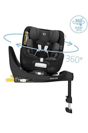 Maxi-Cosi Mica Pro Eco I-Size 360° Dönebilen Isofixli 0 - 18 kg Oto Koltuğu Siyah