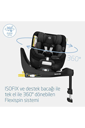 Maxi-Cosi Mica Pro Eco I-Size ADAC'lı İsofix'li 360 Dönebilir Yatabilir 0-18 Kg Bebek Oto Koltuğu