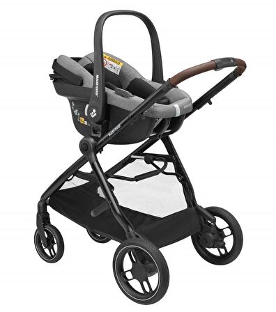 Maxi-Cosi Zelia S Trio Portbebeye Dönüşebilen ve Cabriofix i-size Ana Kucaklı 3'ü Bir Arada Seyahat Sistem Bebek Arabası Grey (5 Yıl Maxi-Cosi Türkiye Garantili)