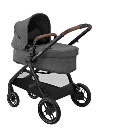 Maxi-Cosi Zelia S Trio Portbebeye Dönüşebilen ve Cabriofix i-size Ana Kucaklı 3'ü Bir Arada Seyahat Sistem Bebek Arabası Dark Grey (5 Yıl Maxi-Cosi Türkiye Garantili)