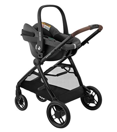 Maxi-Cosi Zelia S Trio Portbebeye Dönüşebilen ve Cabriofix i-size Ana Kucaklı 3'ü Bir Arada Seyahat Sistem Bebek Arabası Dark Grey (5 Yıl Maxi-Cosi Türkiye Garantili)