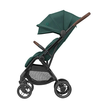 Soho Kompakt Seyahat Sistem Olabilen Otomatik Katlanan Bebek Arabası Essential Green
