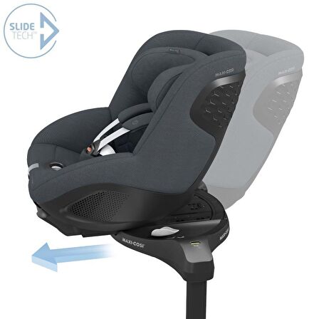 Maxi-Cosi Mica 360 Pro I-Size SlideTech Kızaklı İsofix'li Dönebilir Yatabilir 0-18 Kg Bebek Oto Koltuğu Authentic Graphite