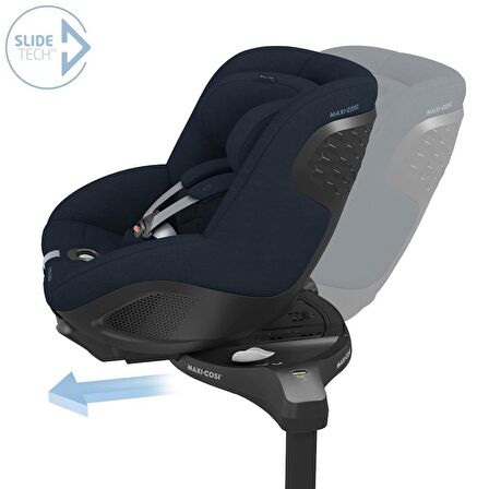 Maxi-Cosi Mica 360 Pro I-Size SlideTech Kızaklı İsofix'li Dönebilir Yatabilir 0-18 Kg Bebek Oto Koltuğu Authentic Blue