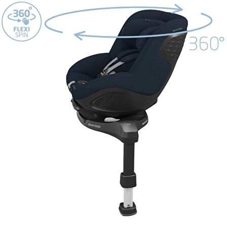 Maxi-Cosi Mica 360 Pro I-Size SlideTech Kızaklı İsofix'li Dönebilir Yatabilir 0-18 Kg Bebek Oto Koltuğu Authentic Blue