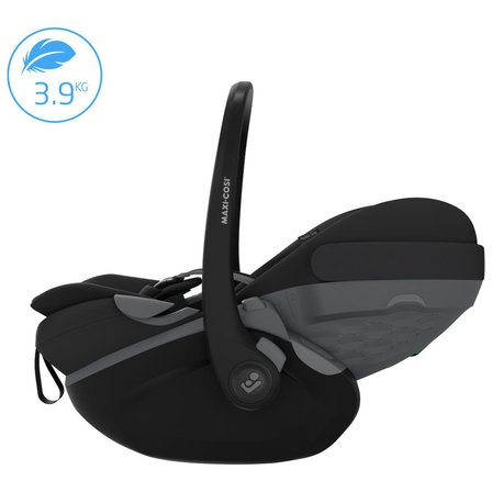 Maxi-Cosi Pebble Slide Pro Tam Yatabilen 0-13 Kg Ana Kucağı ve Oto Koltuğu Black