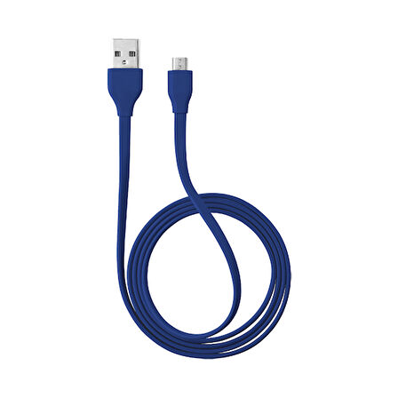 Trust 20136 Urban Flat Micro Usb 1M Kablo,Mavi 