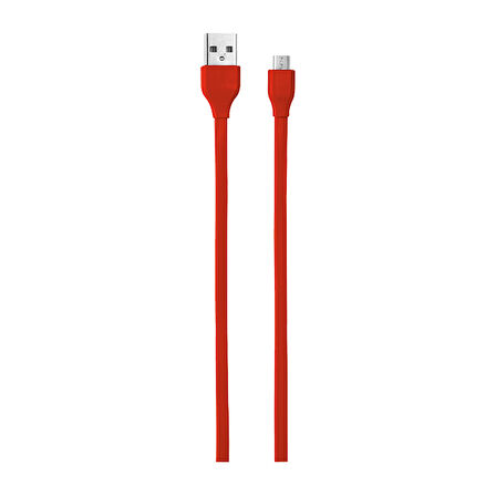 Trust 20137 Urban Flat Micro Usb 1M Kablo,Kırmızı 