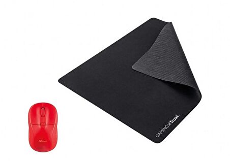 Trust 20787 Primo Kablosuz Mouse Kırmızı + Mouse Pad