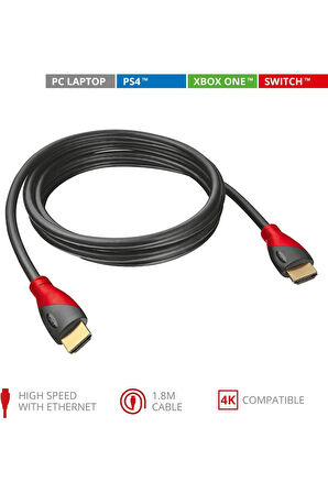 GXT 730 1.8M 4K PS4 ve XBOX Uyumlu HDMI Kablo