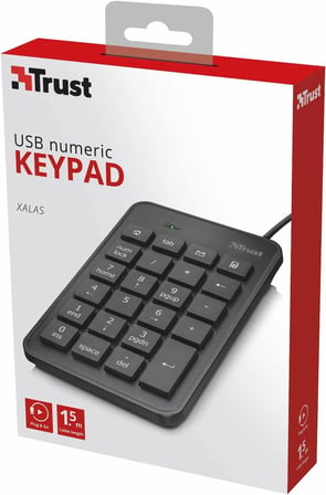 Trust 22221 Xalas Nümerik Sayısal Klavye Siyah