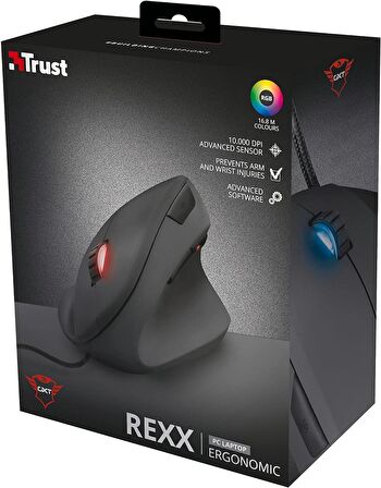 Trust GXT144 Rexx Ergo Gaming Mouse-Syh