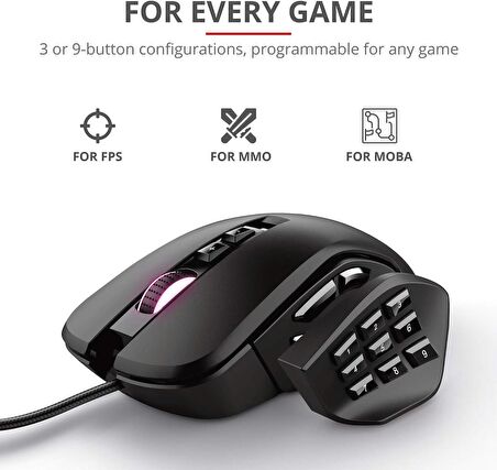 Trust 23764 GXT970 Morfıx Customısable Fare