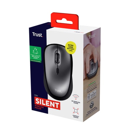 Trust 24549 Yvi+ Sessiz Kablosuz Mouse-S
