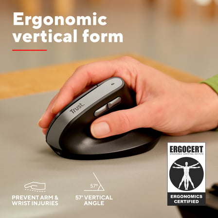Trust Bayo II Kablosuz Ergonomik Mouse