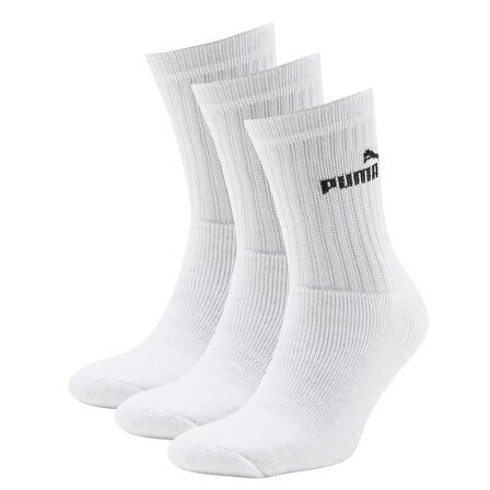 Puma SPORT SOCK 3 PACK OUTLETS BEYAZ Unisex Çorap