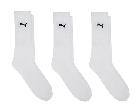 Puma Crew Sock 3P Çorap (3 Çift) 88035502 Beyaz
