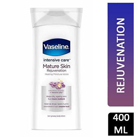 Vaseline Intensive Care Mature Besleyici Kuru Cilt için  Vücut Losyonu 400 ml 