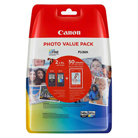 Canon PG-540XL - CL-541XL Orijinal Kartuş Paketi