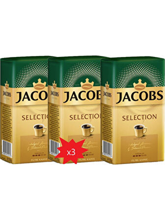 Jacobs Gold Selection Filtre Kahve 250 gr x 3 Adet