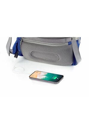 XD Design Bobby Soft Usb Şarj Girişli Suya Dayanıklı Hırsızlık Önleyici Tasarımlı Körüklü Sırt Çantası 13-16 L