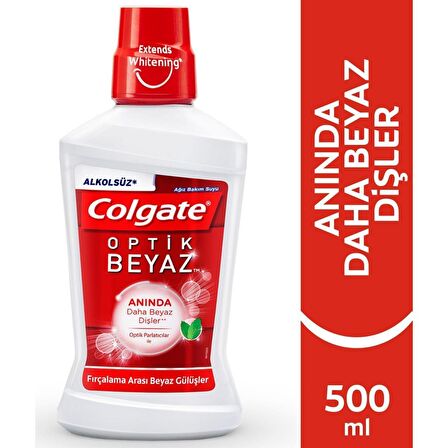 Colgate Optik Beyaz Ağız Bakım Suyu 500 Ml