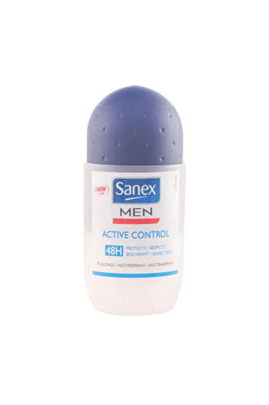 Sanex Men Actıve Control Erkekler İçin (%0 Alcohol) Tahriş Etmeyen 48H Roll-on Deodorant 50ml