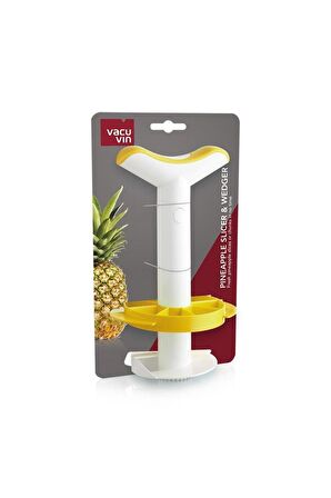 Vacu Vin Ananas Dilimleyici, Sarı & Beyaz