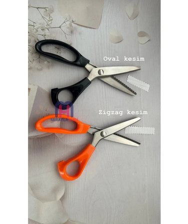 Surfile Terzi Makası Zigzag Kesim