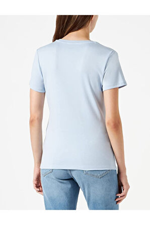 Strıpe Slim Fıt V-neck T-shırt