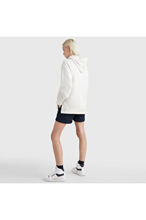 Logo Nakışlı İşlemeli Rahat Kesim Sweatshirt