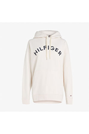Logo Nakışlı İşlemeli Rahat Kesim Sweatshirt