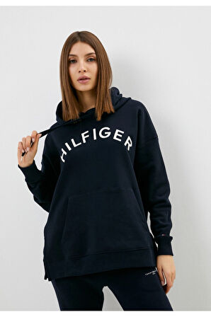 Logo Nakışlı İşlemeli Rahat Kesim Sweatshirt
