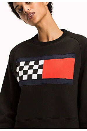 Women's Bia Crew Neck Pitt Sweatshirt -navy Blue