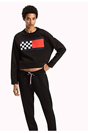 Women's Bia Crew Neck Pitt Sweatshirt -navy Blue