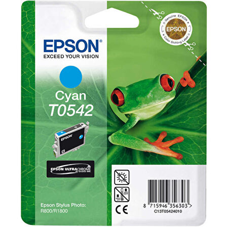 Epson T0542-C13T05424020 Mavi Orijinal Kartuş