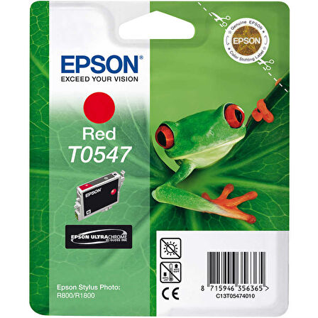 Epson T0547-C13T05474020 Kırmızı-Red Orijinal Kartuş