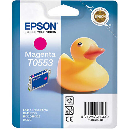 Epson T0553-C13T05534020 Kırmızı Orijinal Kartuş