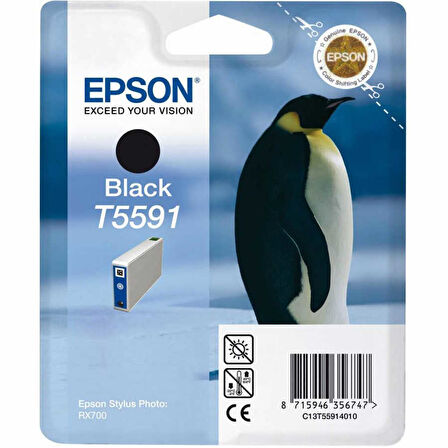 Epson T5591-C13T55914020 Siyah Orijinal Kartuş
