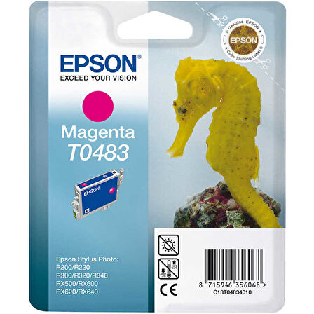Epson T0483-C13T04834020 Kırmızı Orijinal Kartuş
