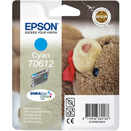 Epson T0612-C13T06124020 Mavi Orijinal Kartuş