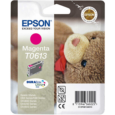 Epson T0613-C13T06134020 Kırmızı Orijinal Kartuş