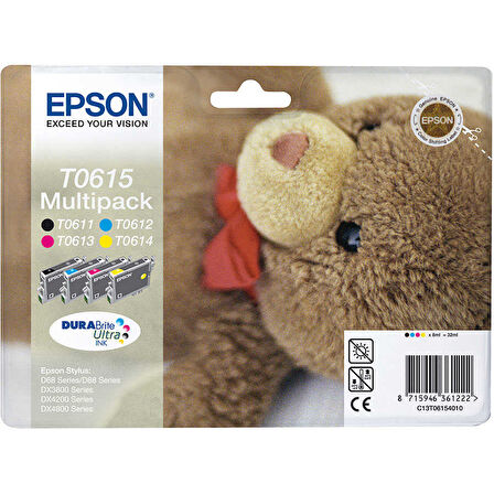 Epson T0615-C13T06154020 Orijinal Kartuş Paketi