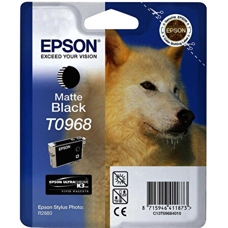 Epson T0968-C13T09684020 Mat Siyah Orijinal Kartuş
